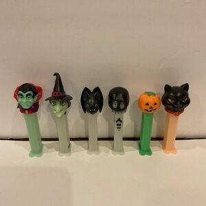 Halloween Pez Dispenser Lot of Six
